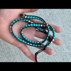 Lucky Brand Turquoise Wrap Bracelet